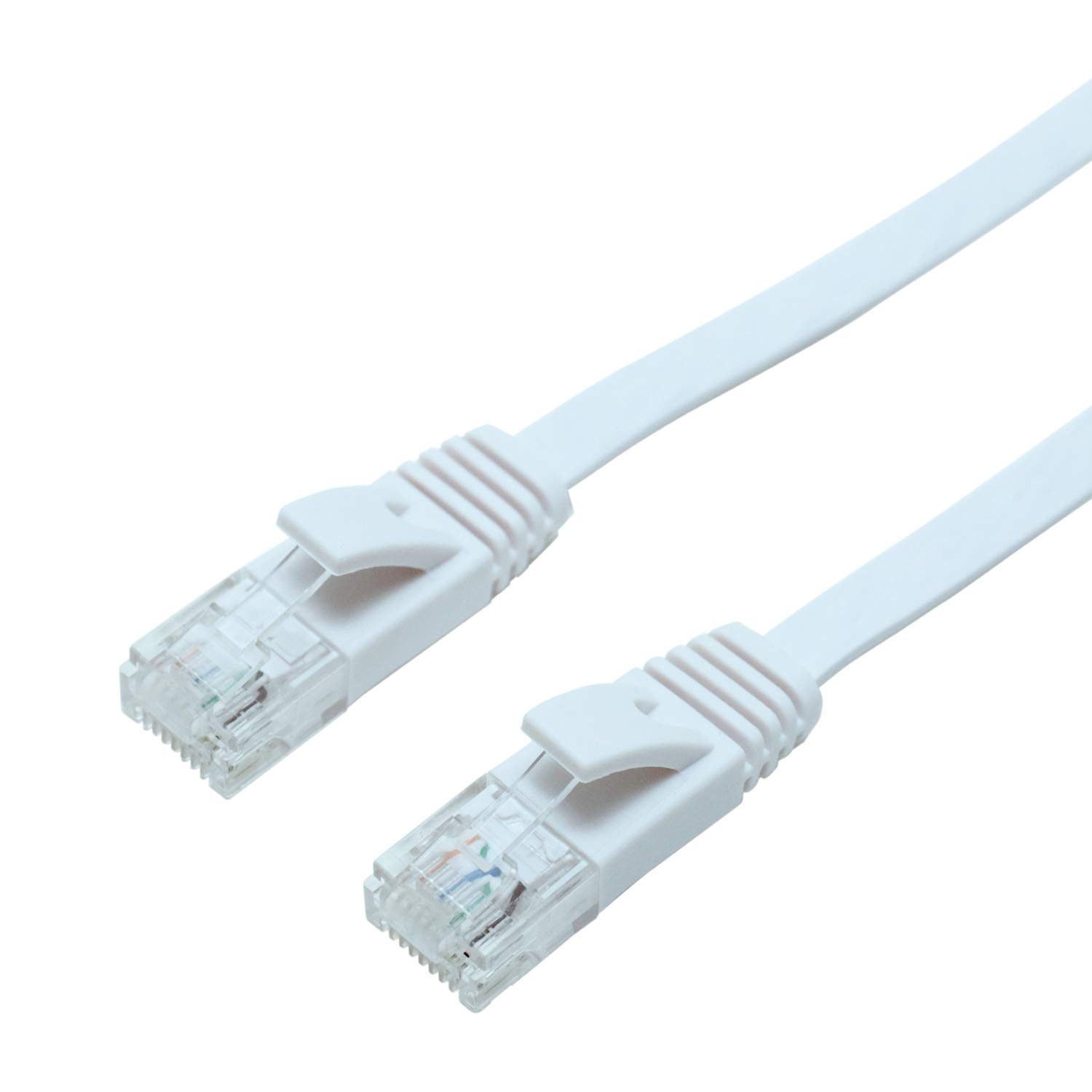 Amazon.co.jp: ミヨシ MCO カテゴリー6A フラットLANケーブル ホワイト